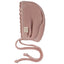 Scalloped Collar Bonnet - Rose Clay Tonal