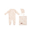 Tonal Floral Layette Set - Pink Tonal