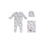 Vines Layette Set - Cloud Blue