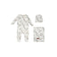 Vines Layette Set - White/Blue