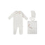 X Stitch Rose Layette Set - Cream/Pink