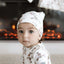 Vines Bonnet - White/Pink