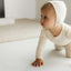 Embroidered Bows Placement Layette Set - Natural Dots
