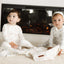 Tonal Floral Layette Set - Pink/White