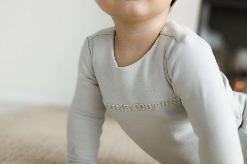 Citrine Logo Footie - Cloud Blue