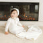 Citrine Frame Layette Set - White/Rose Clay