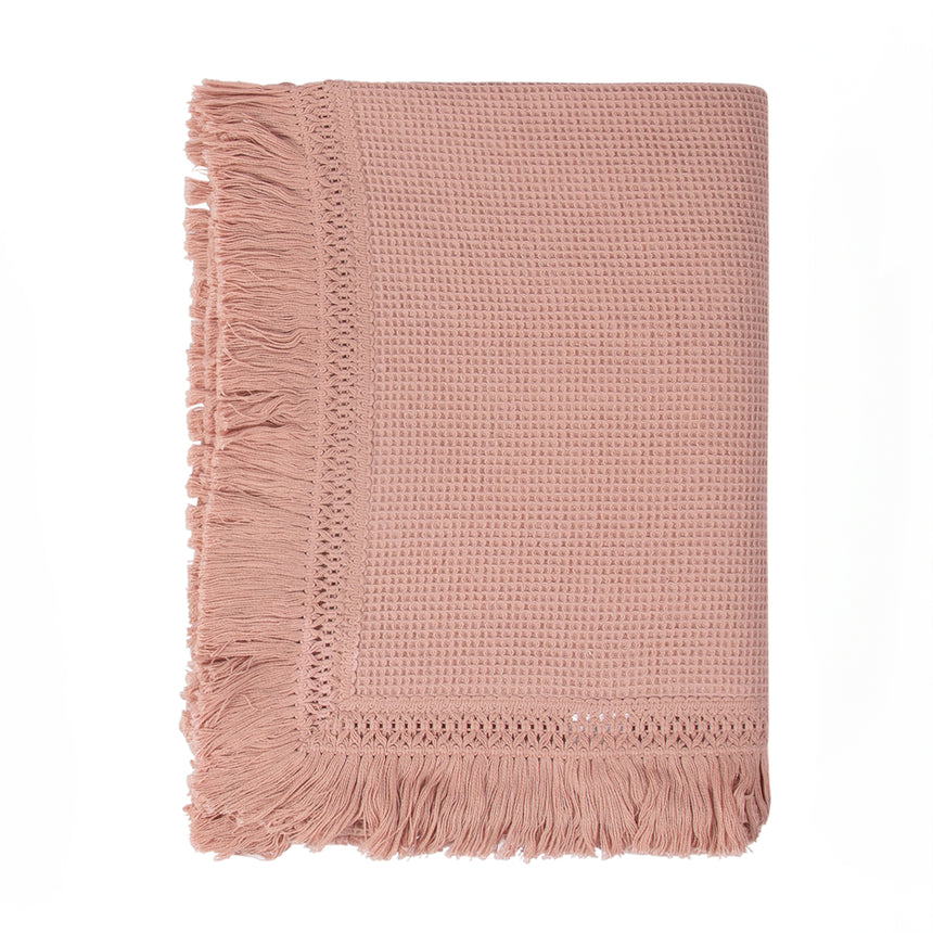 Waffle Swaddle - Mauve