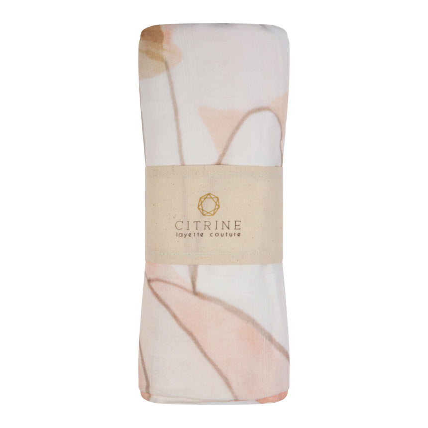 Hot Air Balloon Swaddle White/Pink