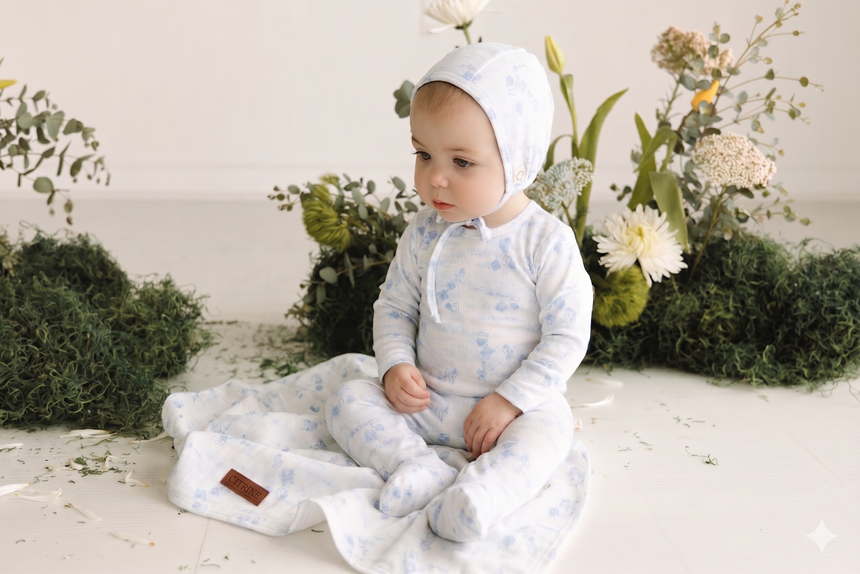 Princess Footie - Blue
