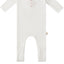 Citrine Frame Footie - White/Rose Clay