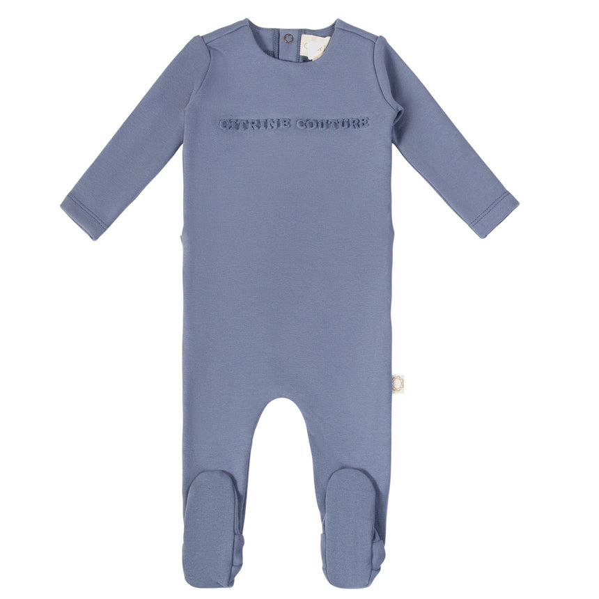 Citrine Logo Footie - Navy