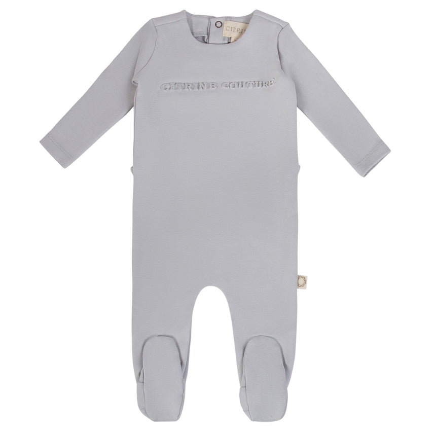 Citrine Logo Footie - Cloud Blue
