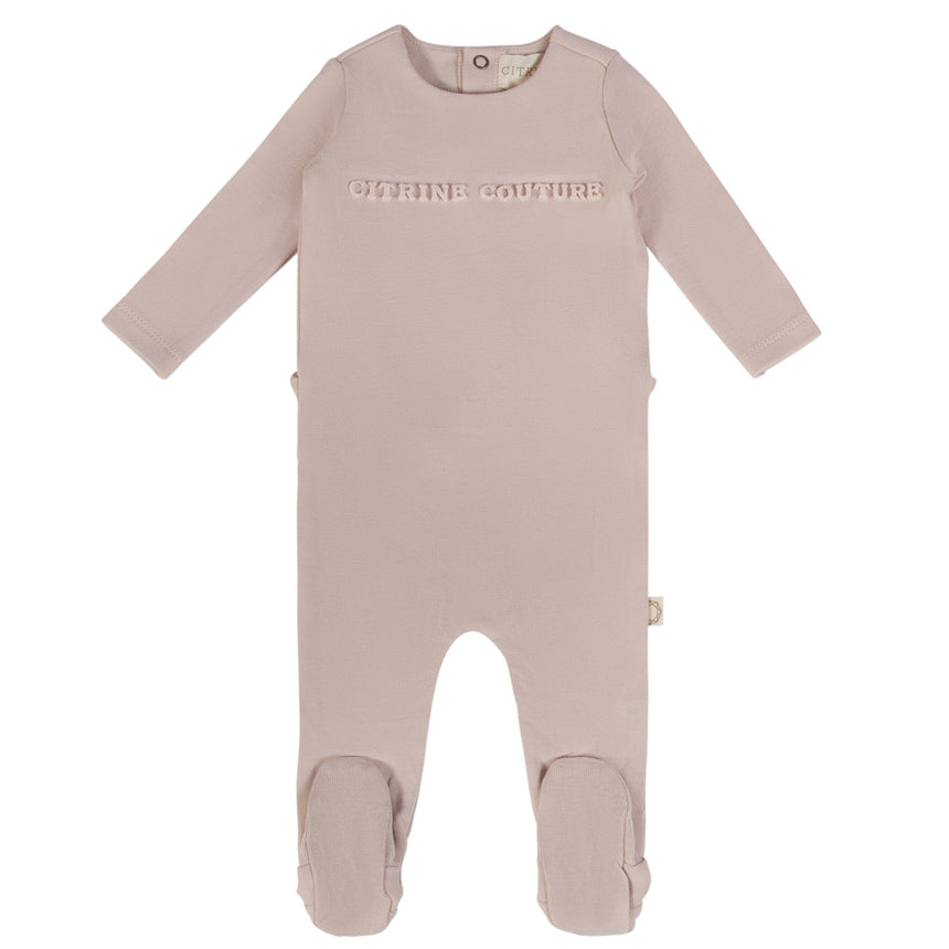 Citrine Logo Footie - Lavender