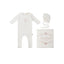 Citrine Frame Layette Set - White/Rose Clay