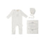Citrine Frame Layette Set - White/Cloud Blue
