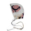 Floral Hand Paint Bonnet White/Pink