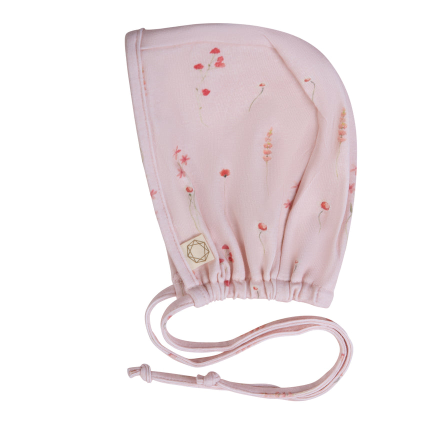 Dainty Wildflower Bonnet - Pink/Peach Shell