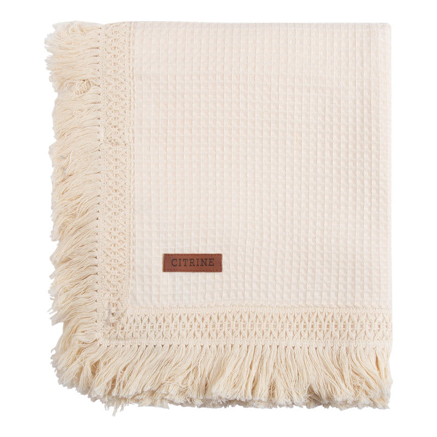 Waffle Swaddle - Natural