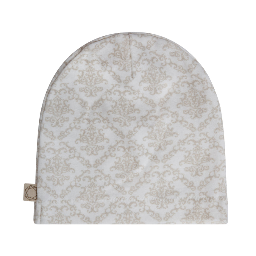 Vintage Ornament Beanie- Oat