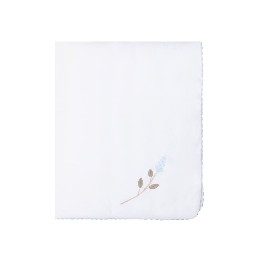 Ric Rac Outdoor Blanket - White/Blue