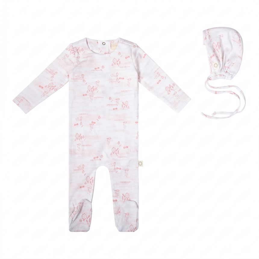 Princess Footie Set - Pink