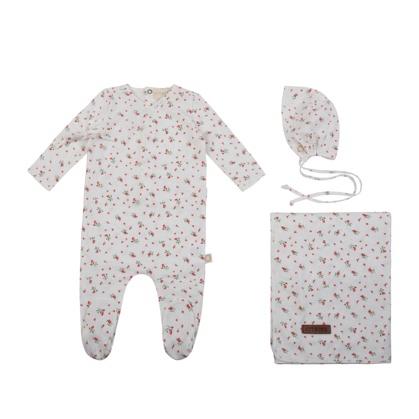 Rose Bud Set White