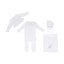Ric Rac Layette Set - White/Blue