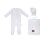 Stem Flower Layette Set - Red White
