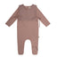 Tucked Bib Footie Misty Rose