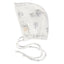 Tonal Floral Bonnet - Blue/White