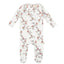 Vines Footie - White/Pink