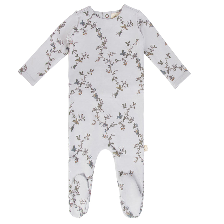 Vines Footie - Cloud Blue