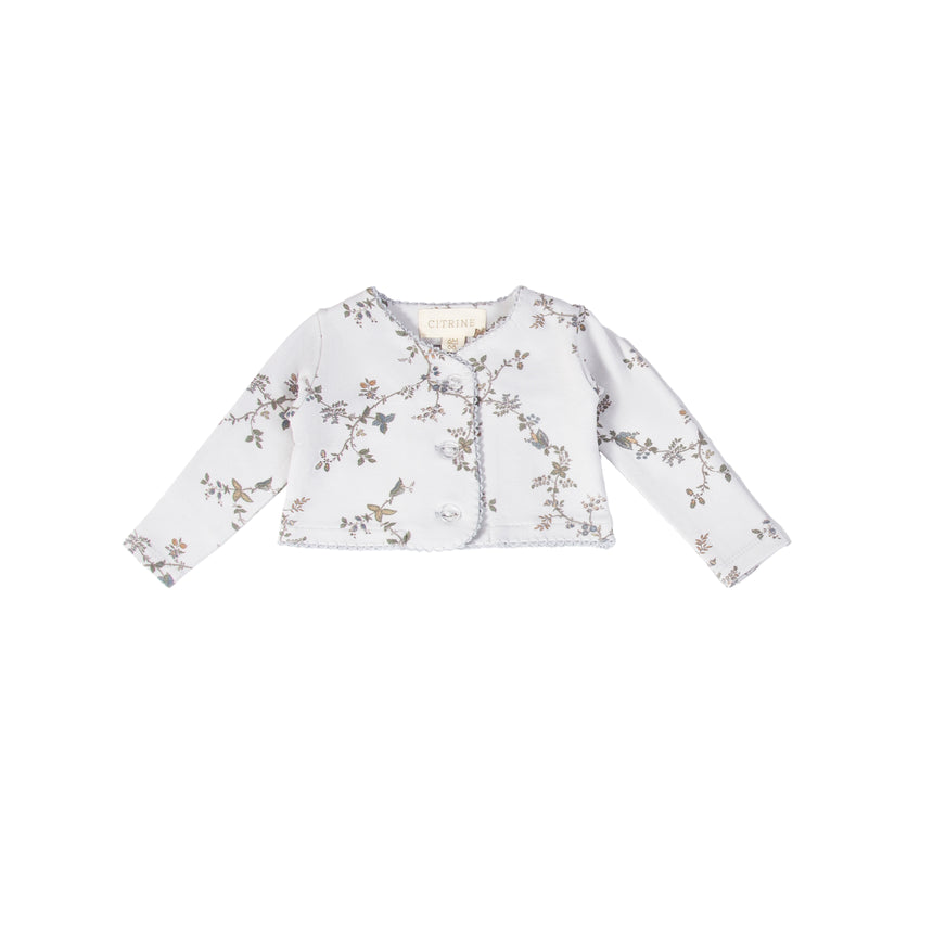 Vines Cardigan - Cloud Blue