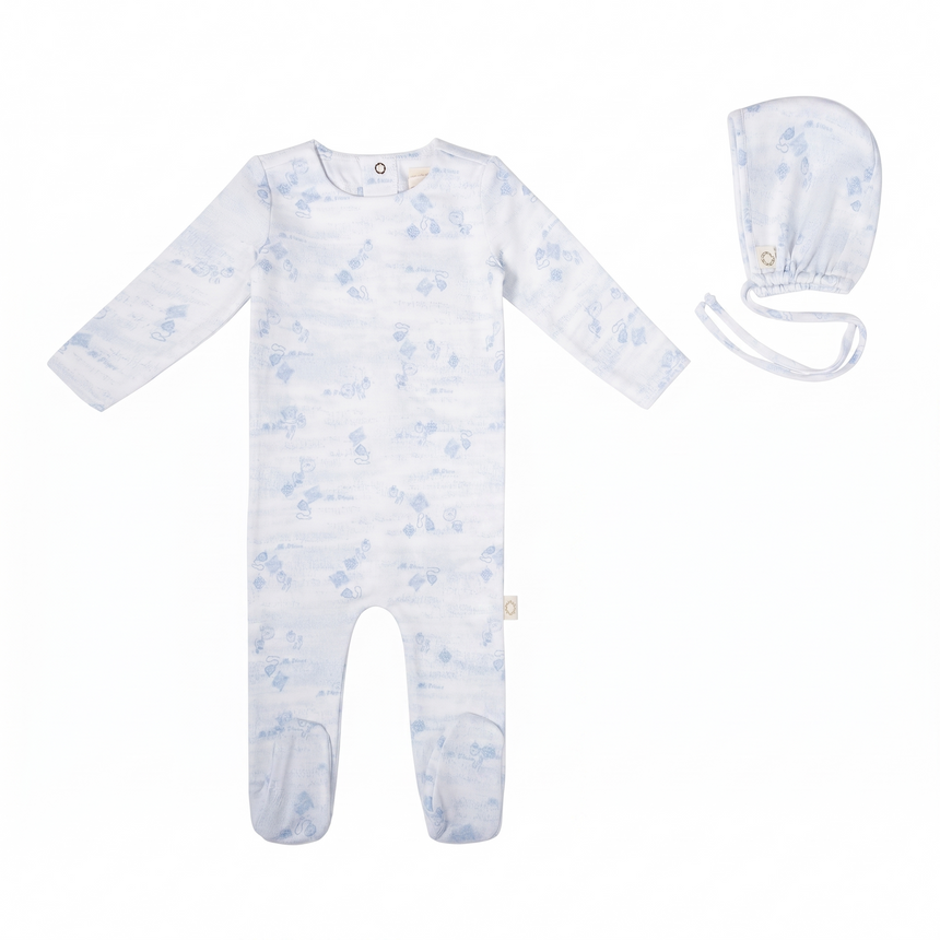 Princess Footie Set - Blue