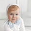 Lace Collar Bonnet - White/Blue